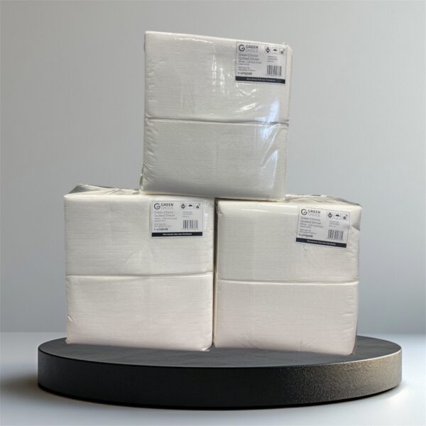 1500-381 2Ply 8 fold Dinner Quilted Servette 100/pkt 1,000/ctn (price per carton)