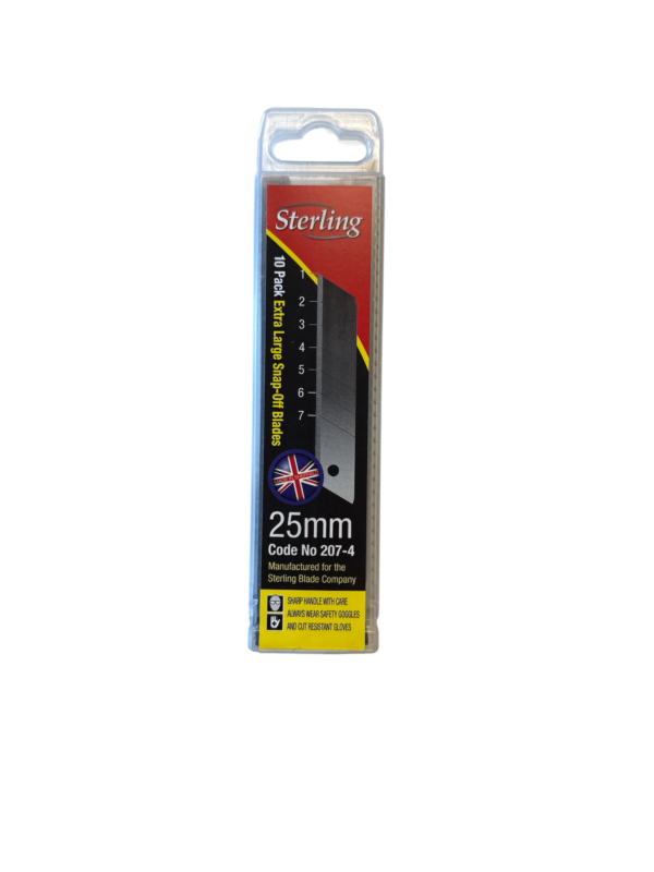25mm Sterling Cutter Blades Pkt 10