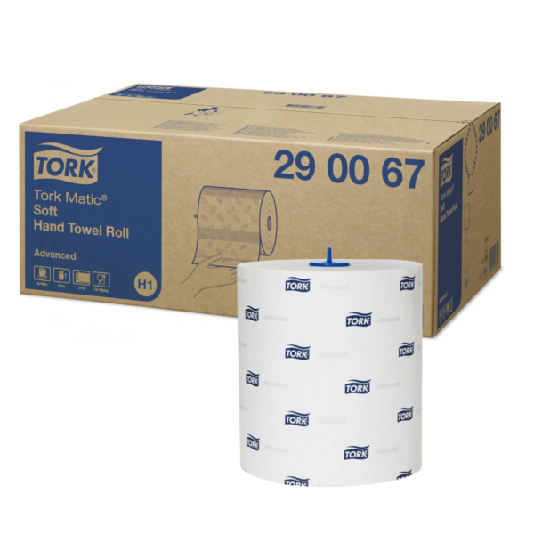 Tork H1 Advanced Soft Hand Towel Roll 2 ply White 150 meters