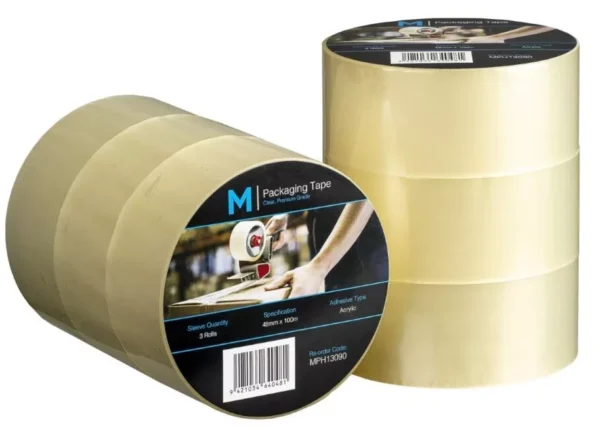 MPH13090 48mmx100mx55mu Premium Acrylic  36/carton Packaging Tape (price per roll)