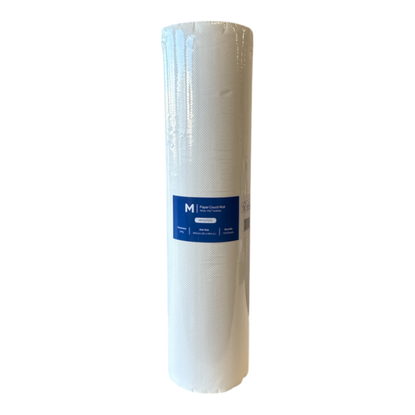 Papar Couch Roll-white, 490mmx50m, 2 Ply, 40gsm *490mmx370mm Sheet Size 135 Sheets/roll