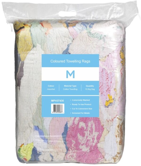 Coloured Towelling Rags
