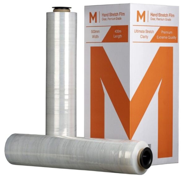 500mmx400mx17mu Pallet Wrap Clear (Price per Roll)