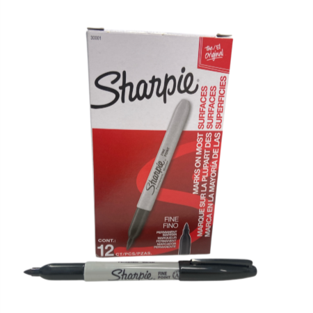 | Black Fine Marker | 12/box