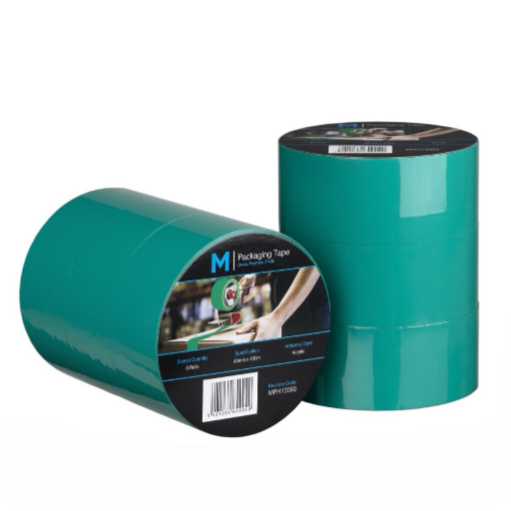 48mm x 100m | Premium Acrylic Packaging Tape-Green | 36rolls/carton