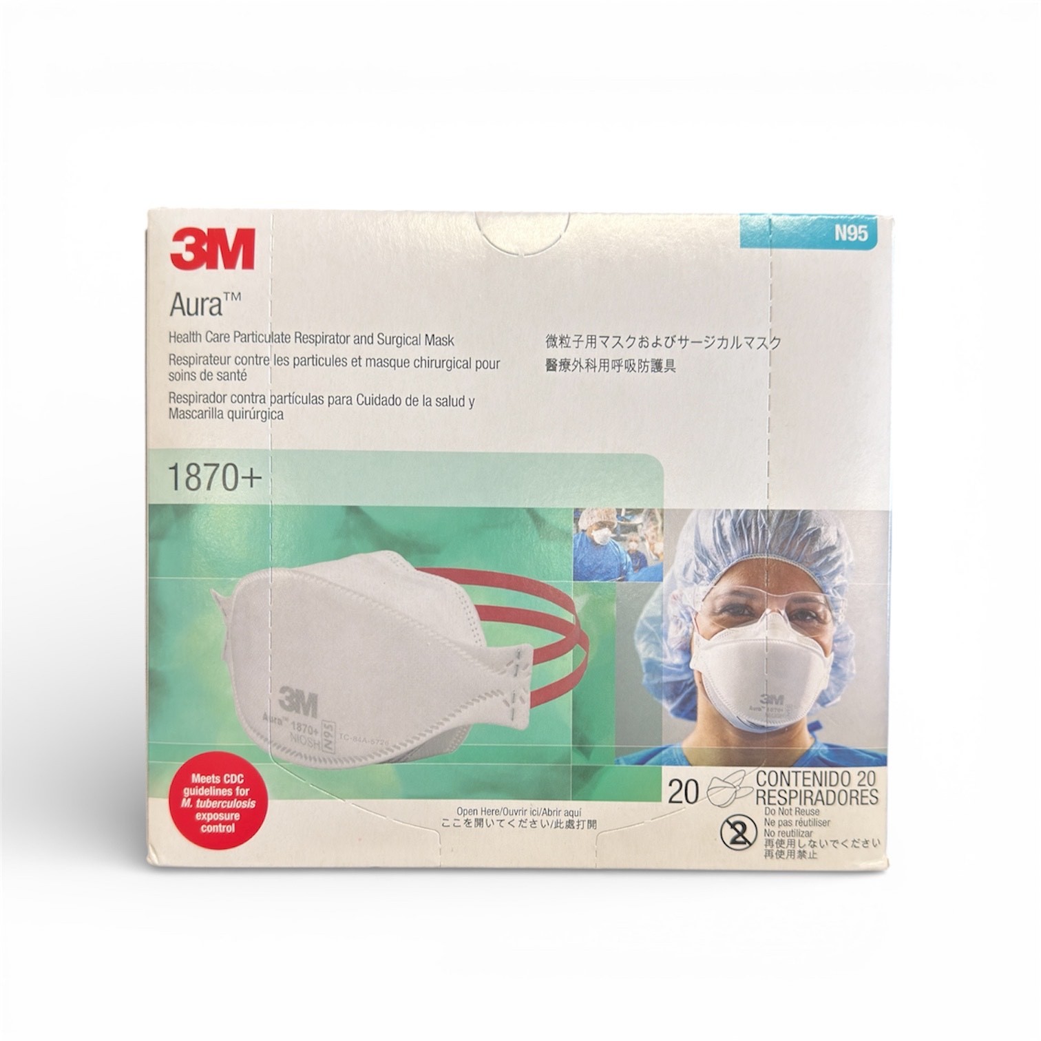 | 3m Respiratory And Surgical Mask N95 | 20/box