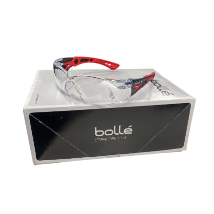 Spec Bolle Rush Plus Clear Safety Glasses